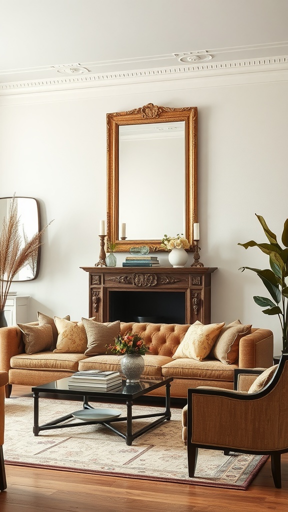 Use mirrors to amplify space and light