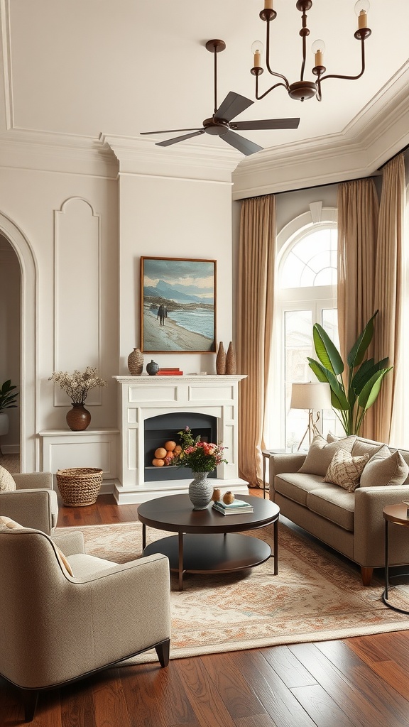 Craft a timeless brown and cream palette