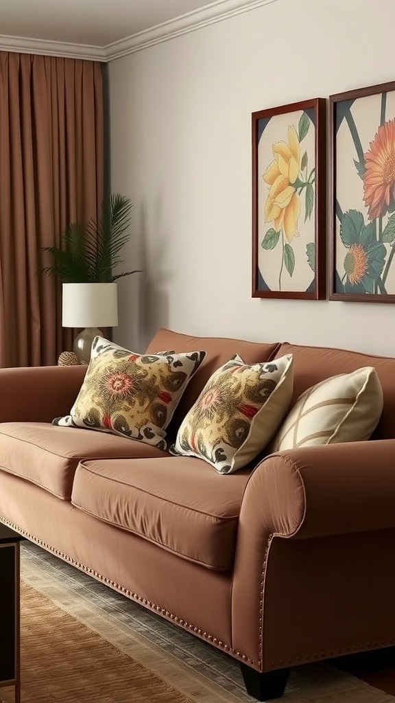 Make a statement with bold accent pillows