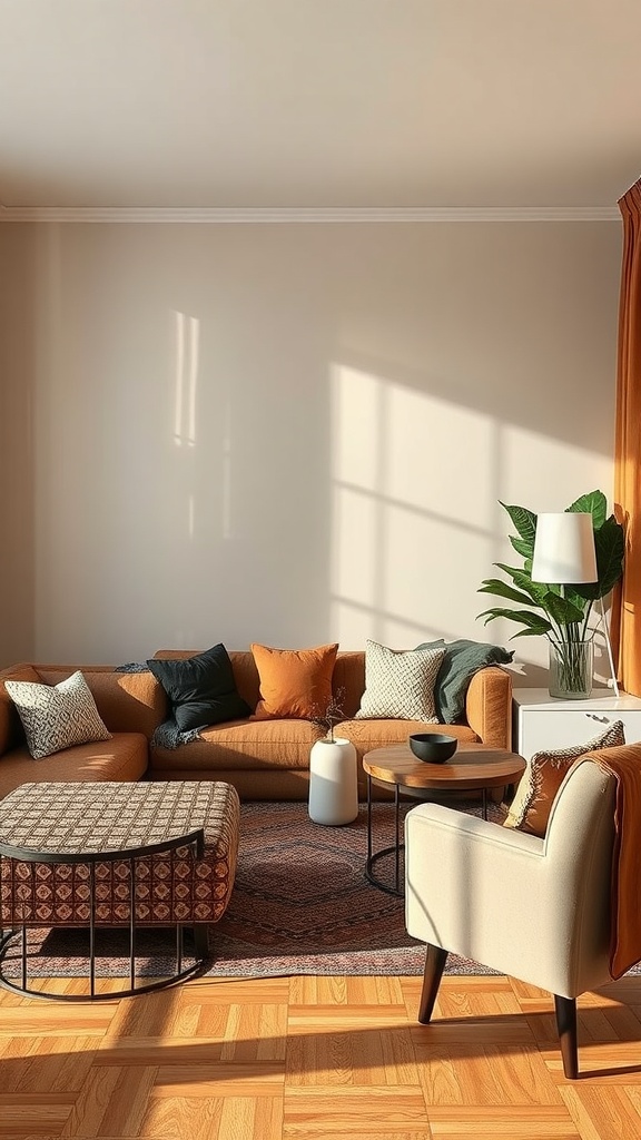 Balance patterns and solids for visual harmony