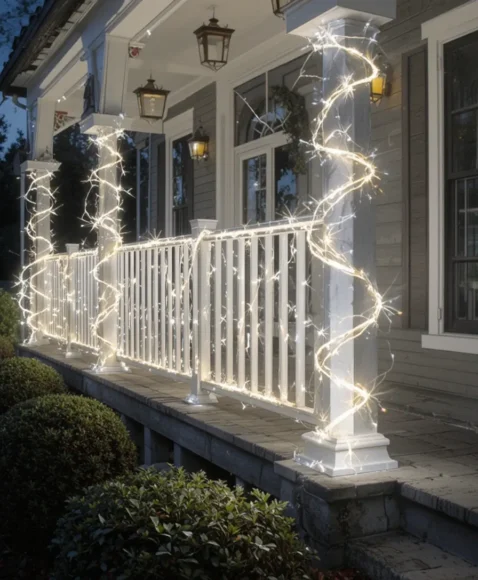 Rope Lights Spiral Wrap