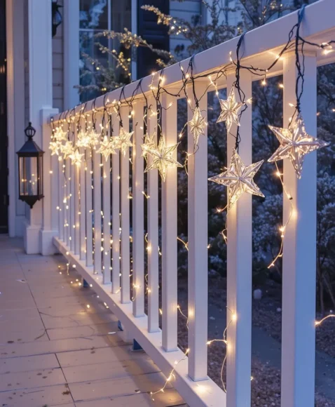 Hanging Star or Snowflake Lights