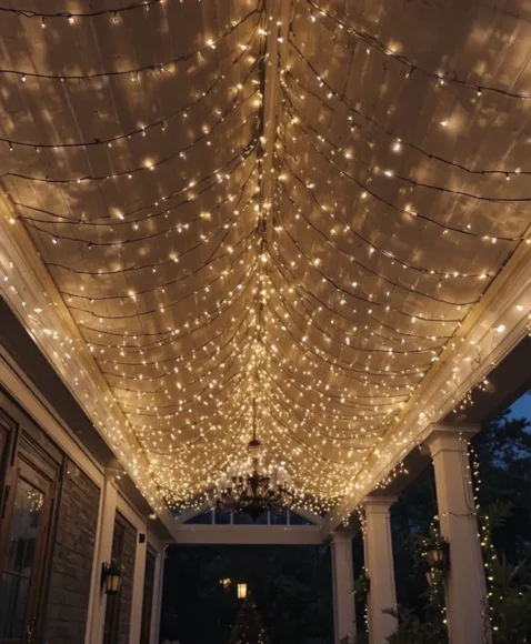 Porch Ceiling Light Canopy
