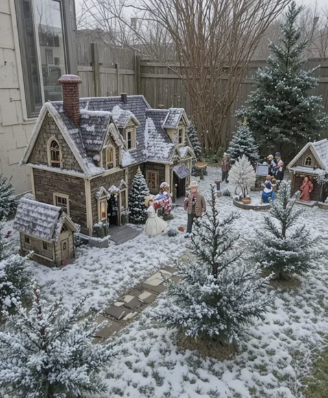 Outdoor Christmas Village