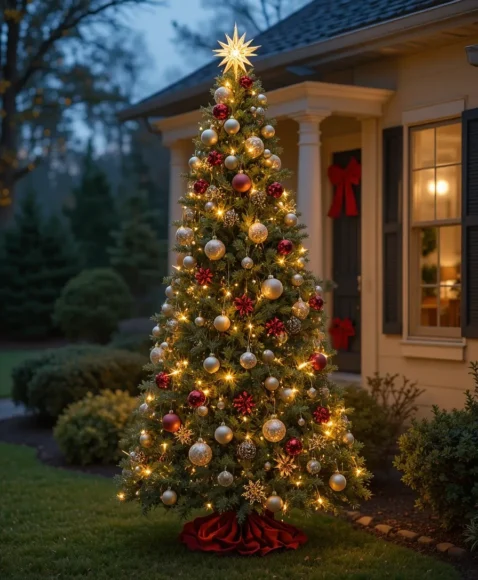 Outdoor Christmas Tree