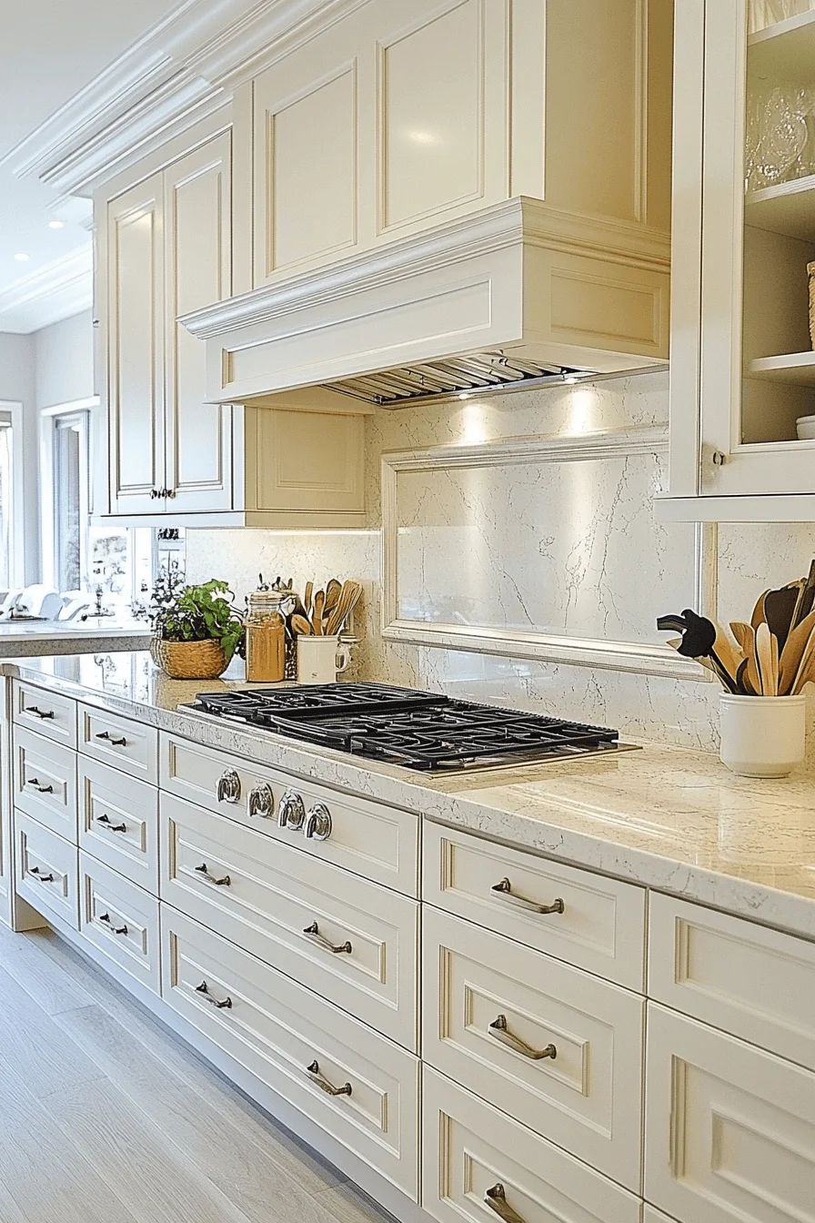 29 Ivory Kitchen Cabinets That Spark Warmth and Happiness ivory kitchen cabinets