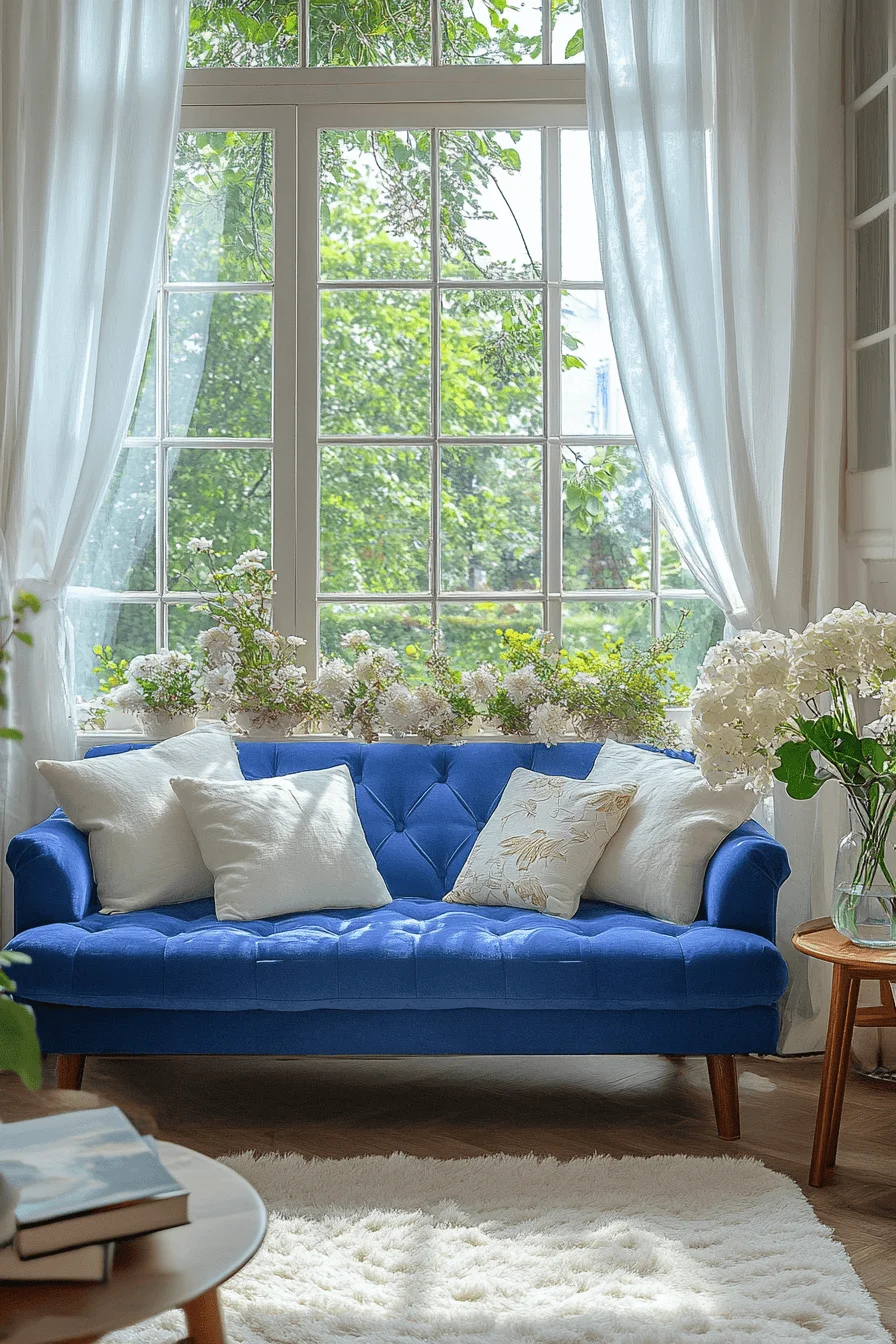 29 Blue Sofa Living Room Ideas for a Stylish and Cheerful Space blue sofa living room design