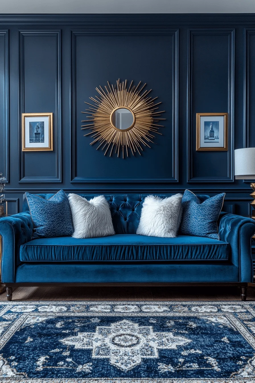 29 Blue Sofa Living Room Ideas for a Stylish and Cheerful Space blue sofa living room design