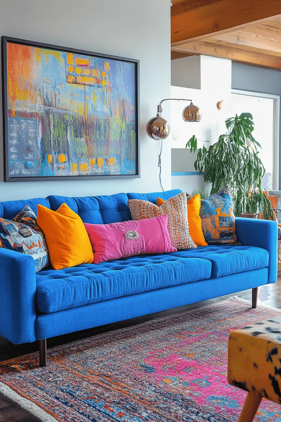 29 Blue Sofa Living Room Ideas for a Stylish and Cheerful Space blue sofa living room design