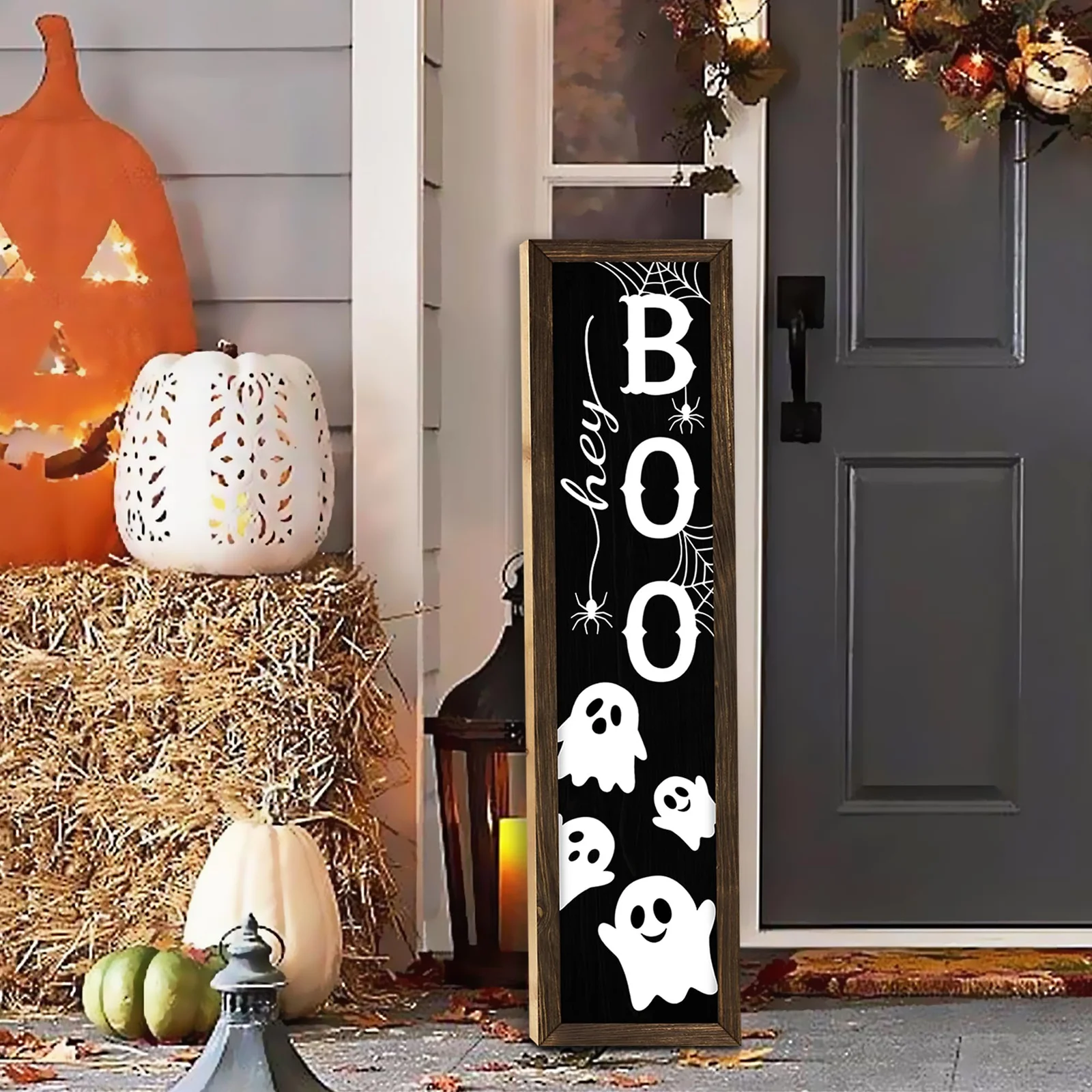 Rustic Halloween Porch Sign Ideas Rustic Halloween Porch Sign