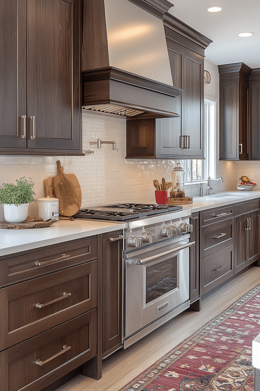 red oak kitchen cabinets