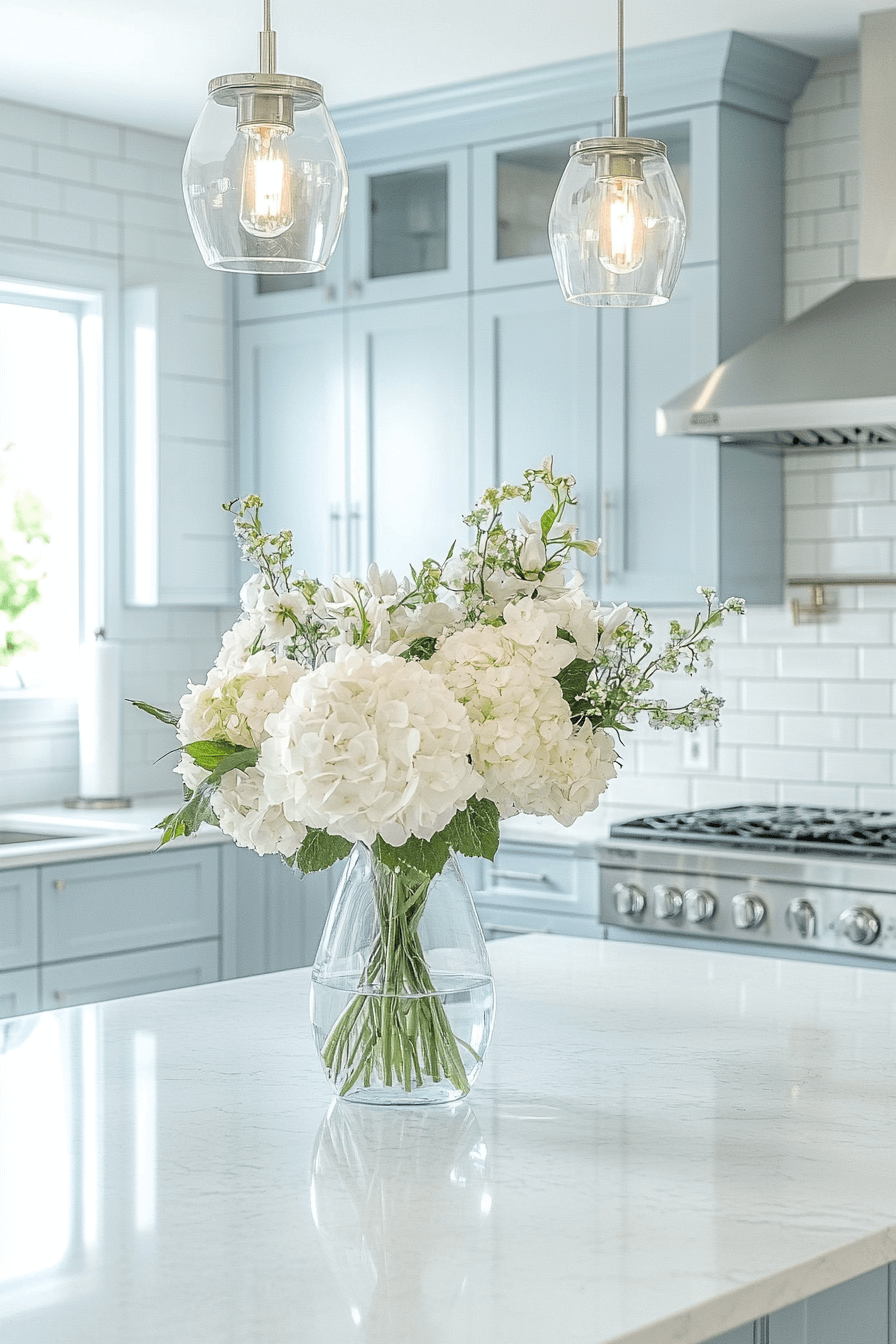 26+ Blue and White Kitchen Cabinets That Make Every Detail Shine blue and white kitchen cabinets