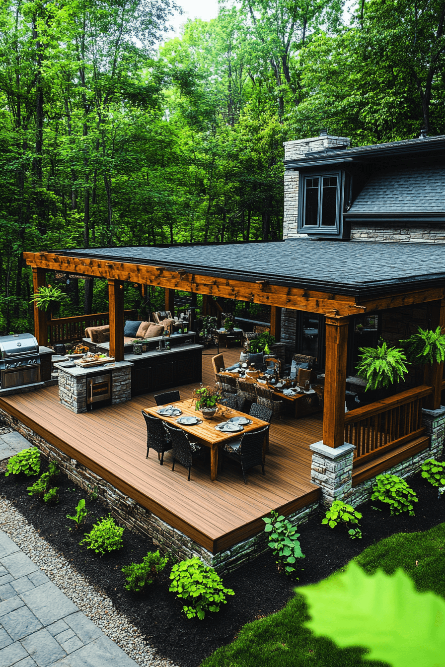 29 Backyard Deck Ideas to Inspire Your Next DIY Project family activity deck