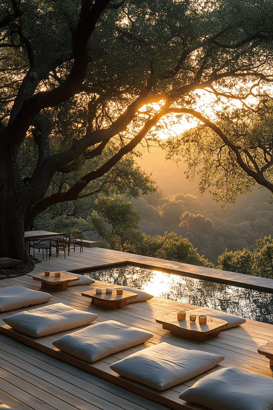 29 Backyard Deck Ideas to Inspire Your Next DIY Project quiet reflection deck