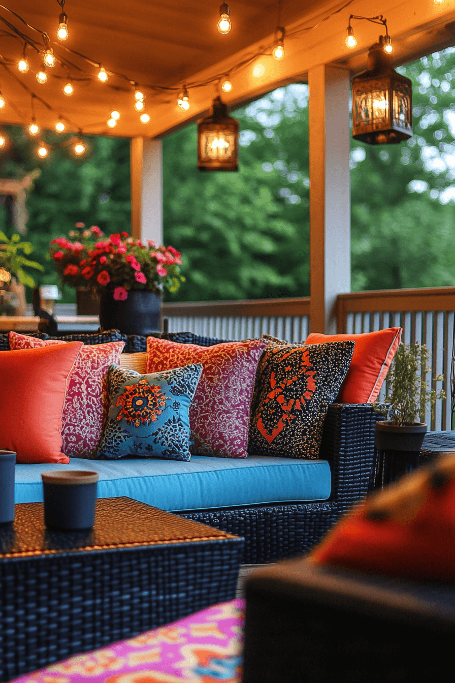 29 Backyard Deck Ideas to Inspire Your Next DIY Project glam outdoor party deck