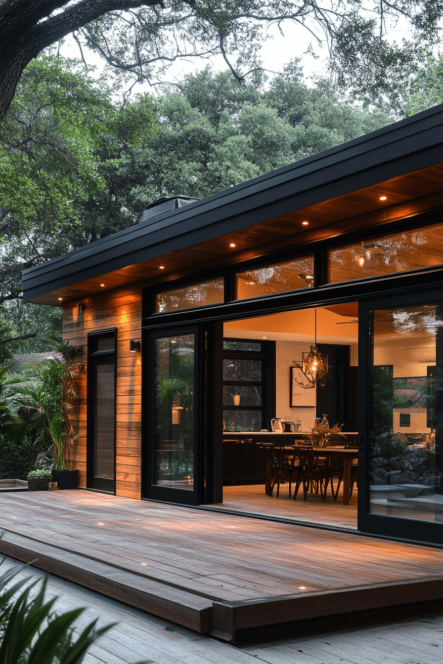 29 Backyard Deck Ideas to Inspire Your Next DIY Project indoor-outdoor flow deck