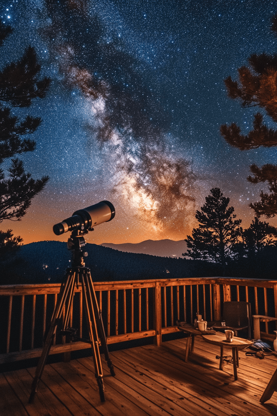 29 Backyard Deck Ideas to Inspire Your Next DIY Project starry night deck