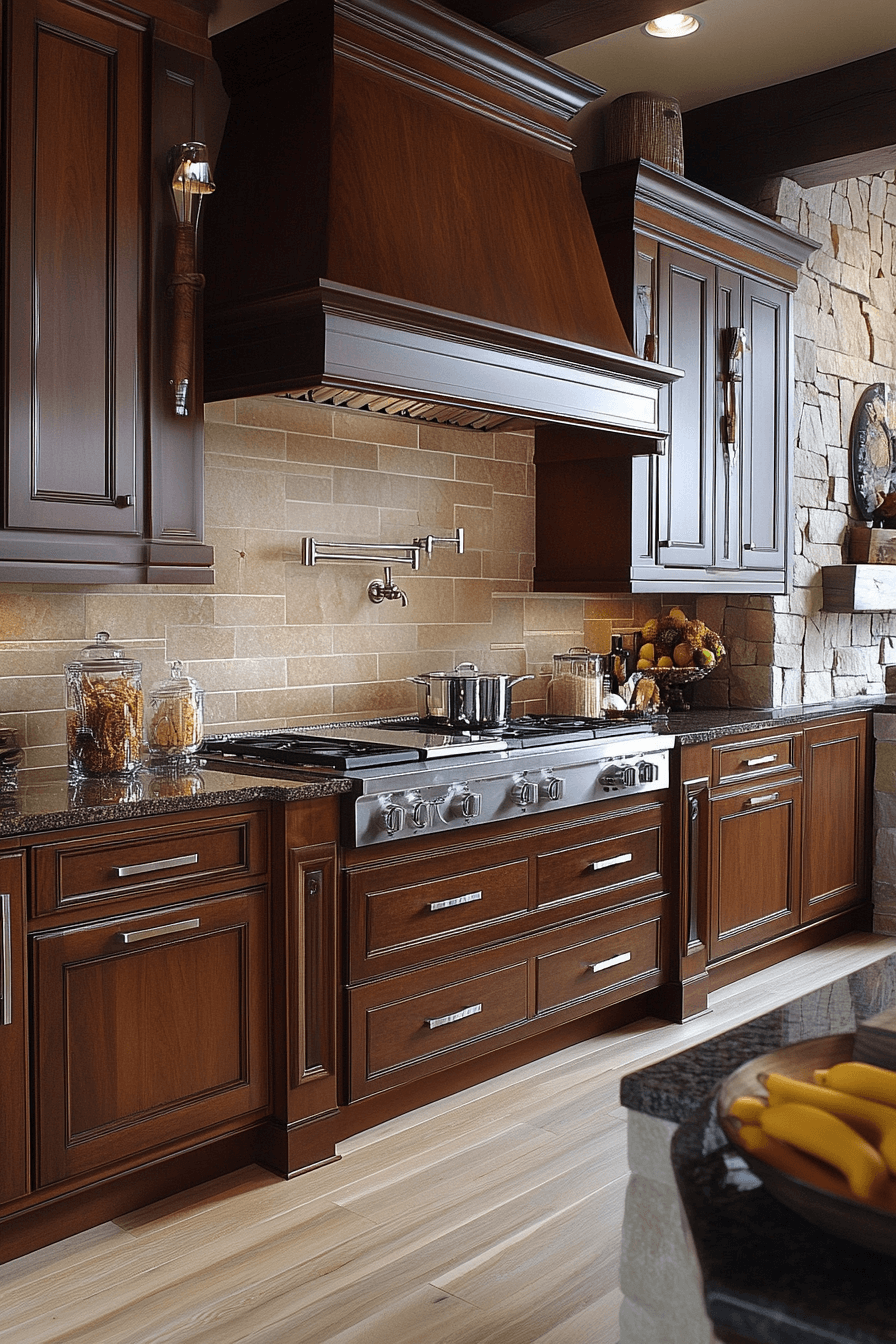 Amber-Toned Maple Elegance Kitchen Cabinets Amber-Toned Maple Elegance Kitchen Cabinets