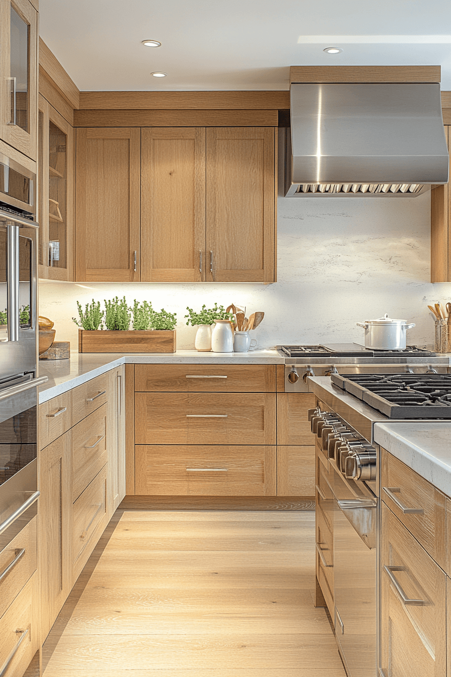 Contemporary Maple Freshness Kitchen Cabinets Contemporary Maple Freshness Kitchen Cabinets