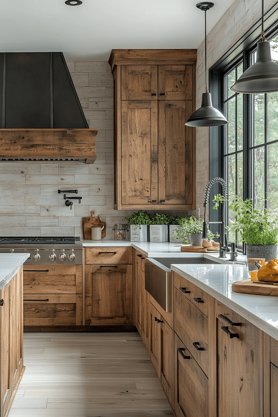 Rustic Maple Refinement Kitchen Cabinets Rustic Maple Refinement Kitchen Cabinets