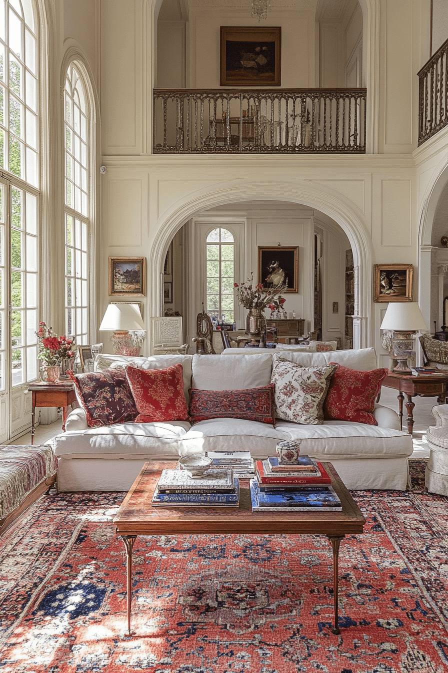 french provincial living room