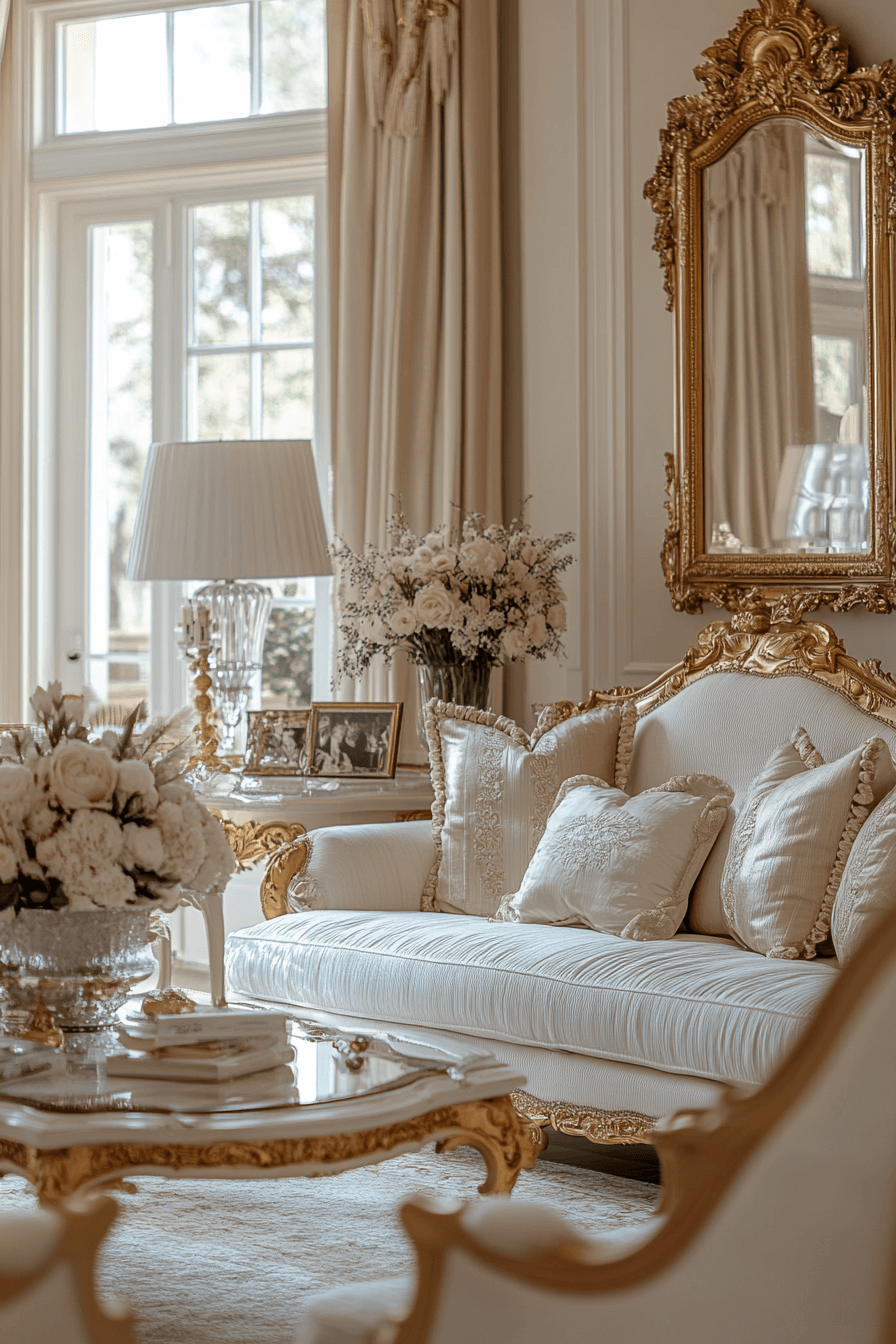 french provincial living room
