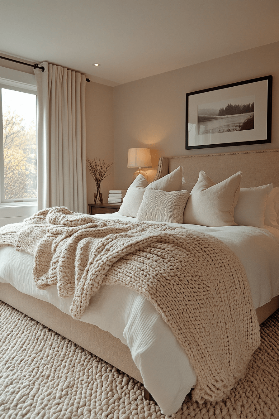 29 Cozy Neutral Bedroom Ideas to Refresh Your Room with Gentle Style cozy neutral bedroom