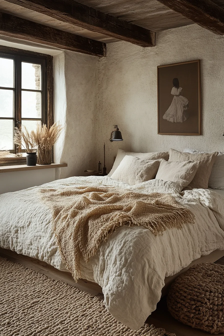 29 Cozy Neutral Bedroom Ideas to Refresh Your Room with Gentle Style cozy neutral bedroom