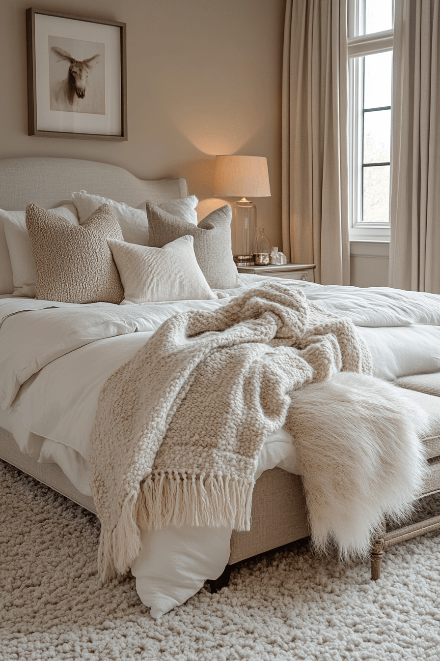 29 Cozy Neutral Bedroom Ideas to Refresh Your Room with Gentle Style cozy neutral bedroom