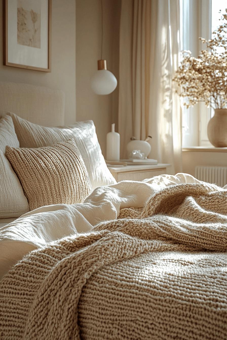 29 Cozy Neutral Bedroom Ideas to Refresh Your Room with Gentle Style cozy neutral bedroom