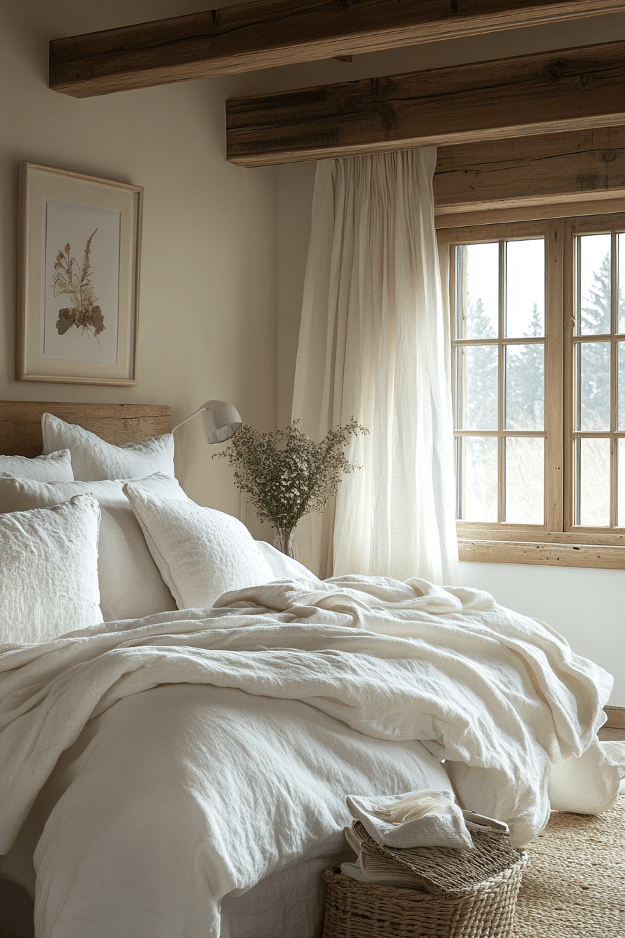 29 Cozy Neutral Bedroom Ideas to Refresh Your Room with Gentle Style cozy neutral bedroom