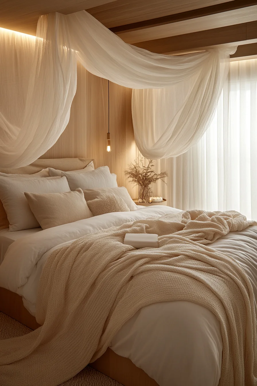 29 Cozy Neutral Bedroom Ideas to Refresh Your Room with Gentle Style cozy neutral bedroom