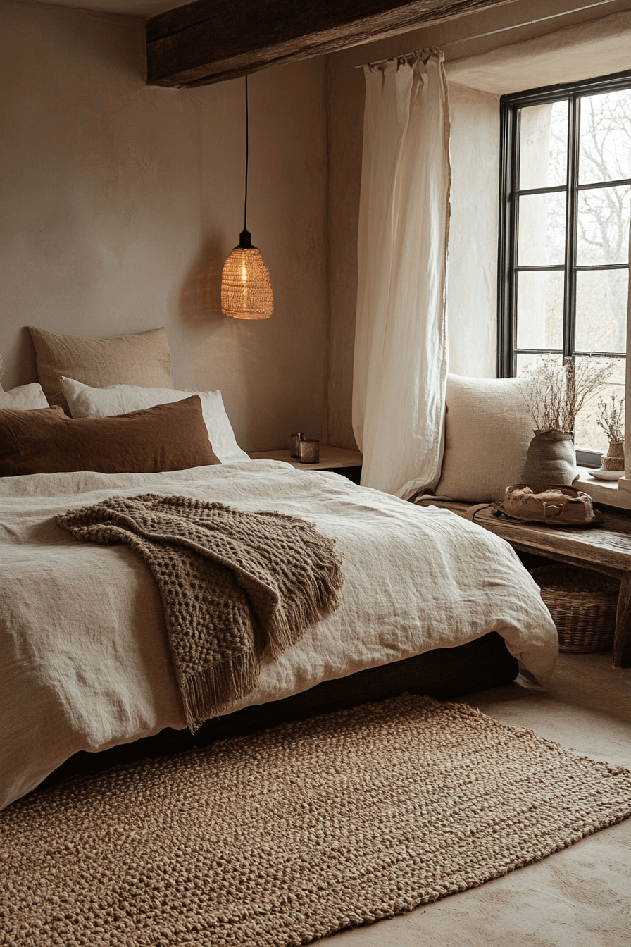 29 Cozy Neutral Bedroom Ideas to Refresh Your Room with Gentle Style cozy neutral bedroom