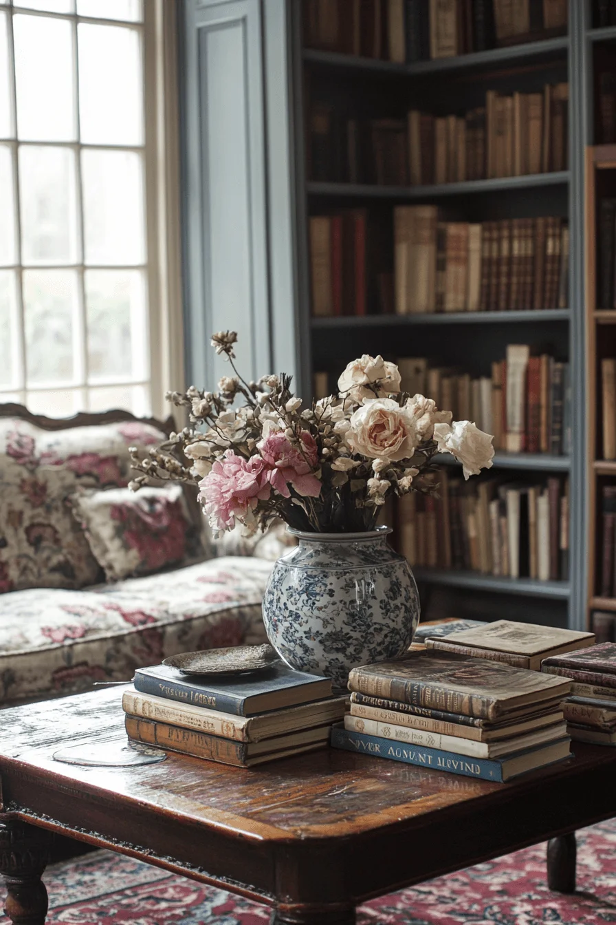 vintage memorabilia coffee table