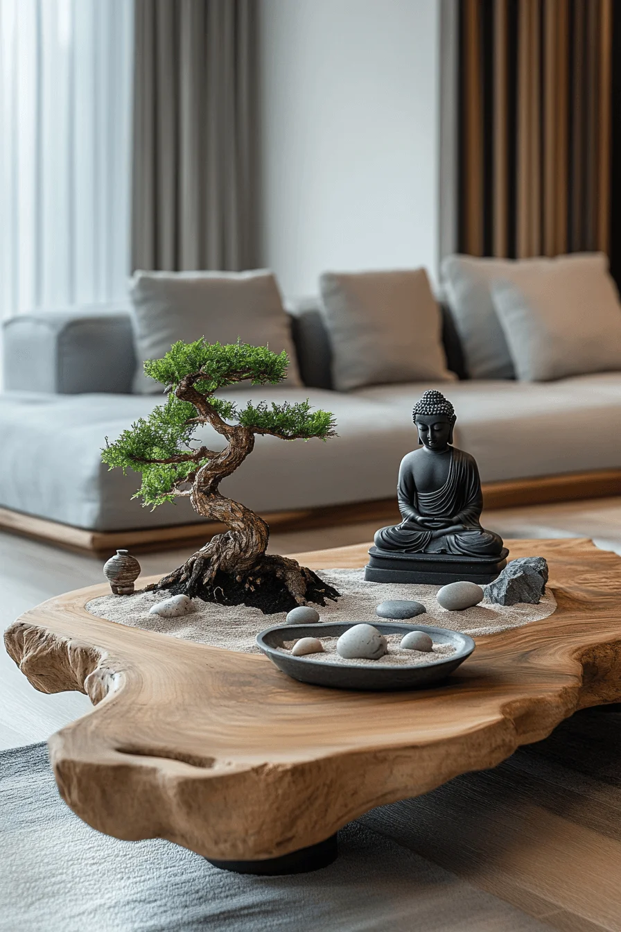 meditation coffee table decor