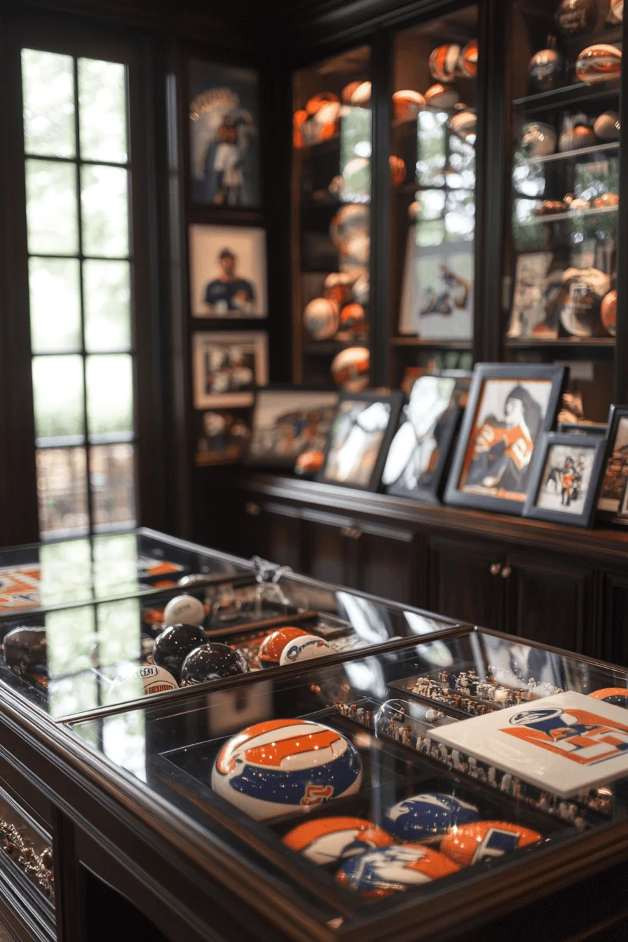 sports coffee table decor