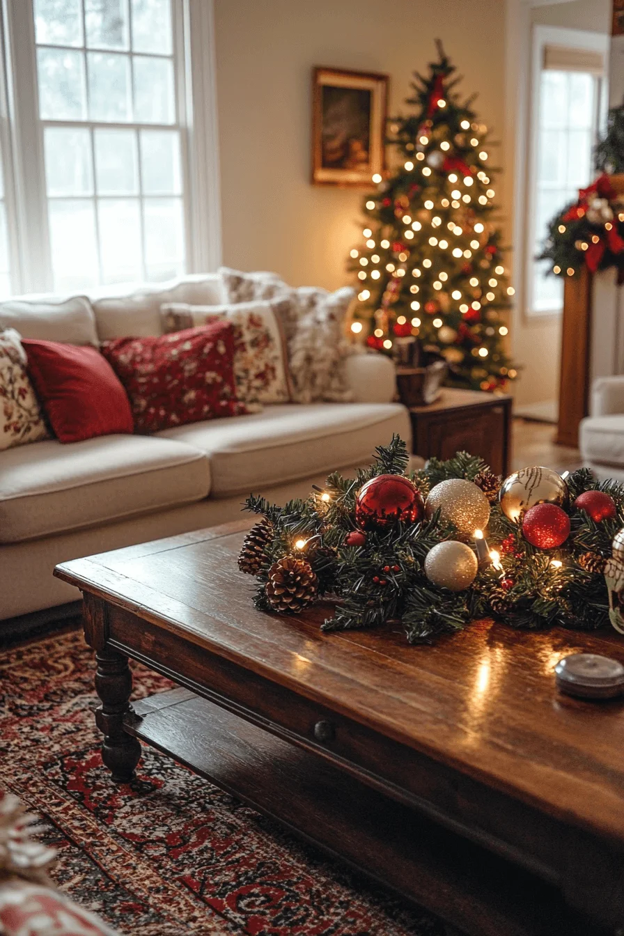 celebration coffee table decor