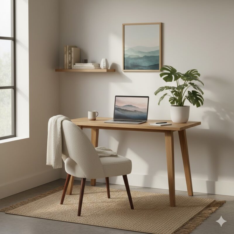 Work-From-Home Nook Cozy home office nook