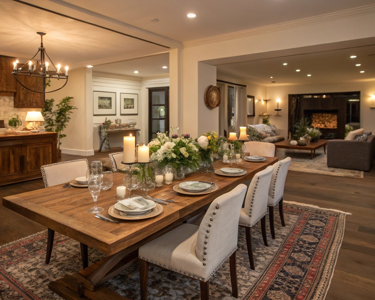 Acoustic and social benefits of defined dining spaces