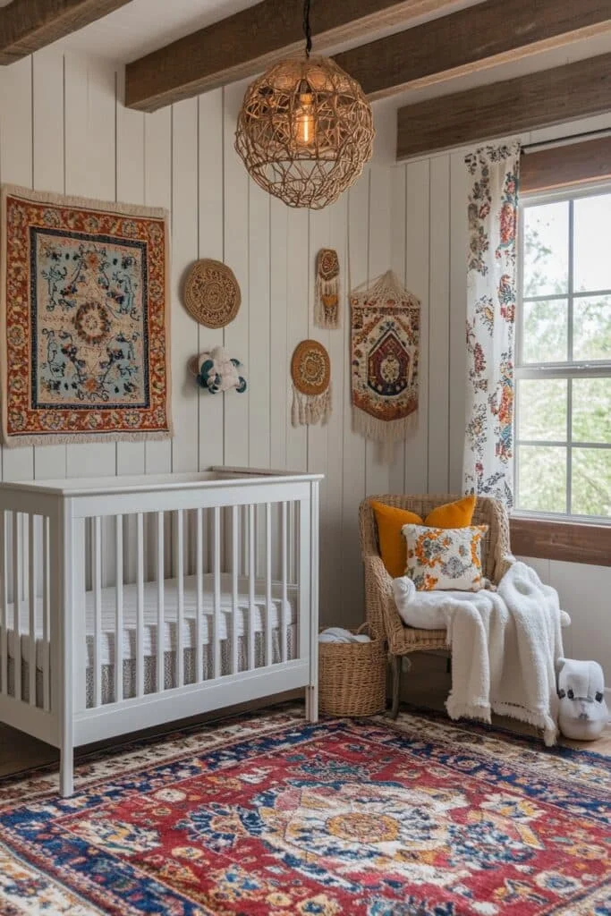 Boho Wonderland Barndominium Nursery