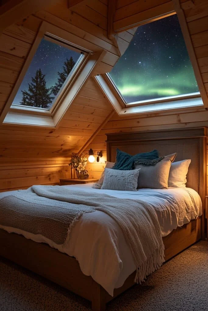 Master Suite with Northern Lights Views