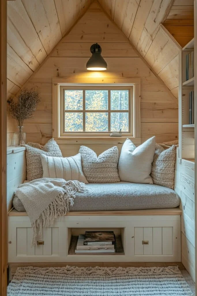 Intimate Nordic Reading Nook