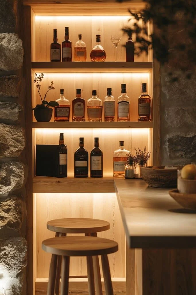 Elegant Nordic Night Lounge