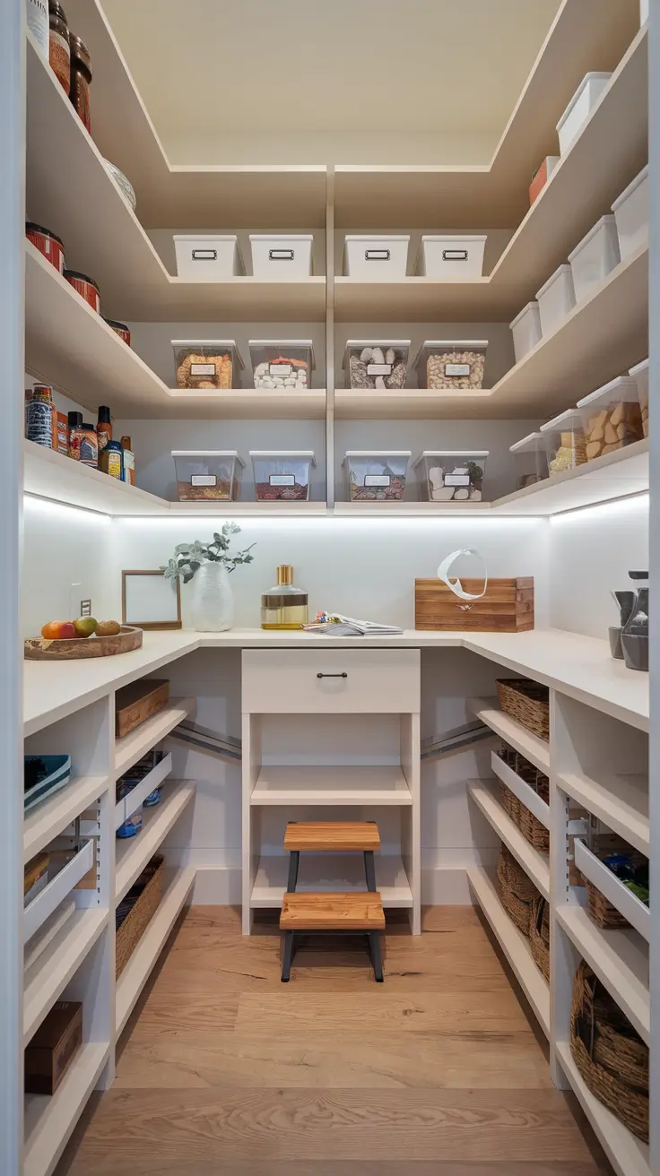 Narrow Walk-In Pantry Ideas 2026: Smart Layouts, Shelving & Design Tips