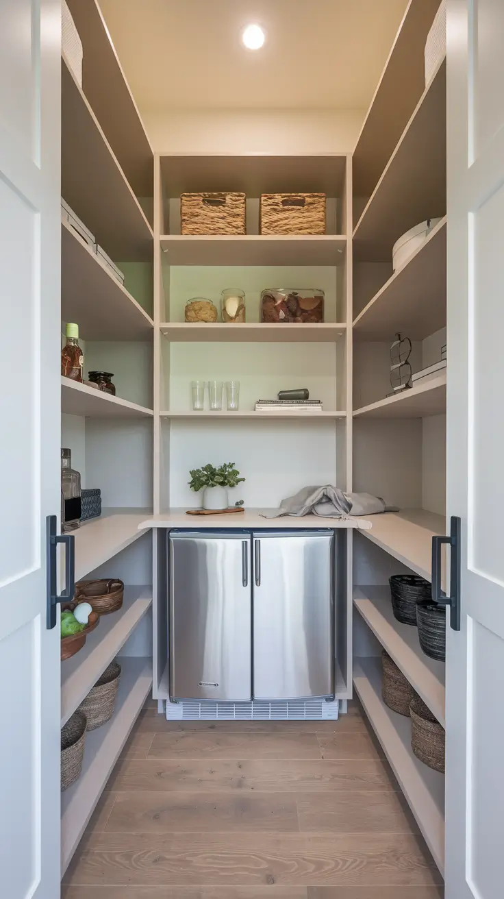 Narrow Walk-In Pantry Ideas 2026: Smart Layouts, Shelving & Design Tips