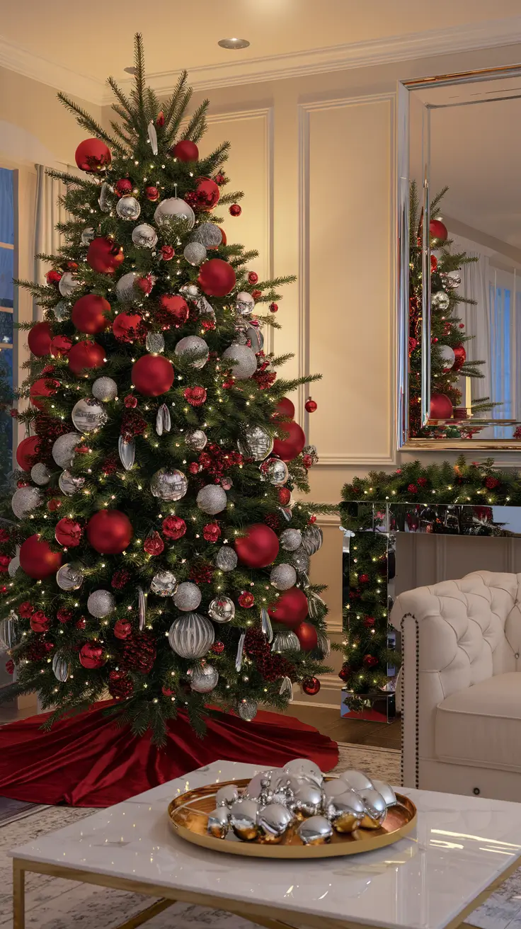 Red and Silver Christmas Tree 2026: Stunning Decorating Ideas for a Festive Look