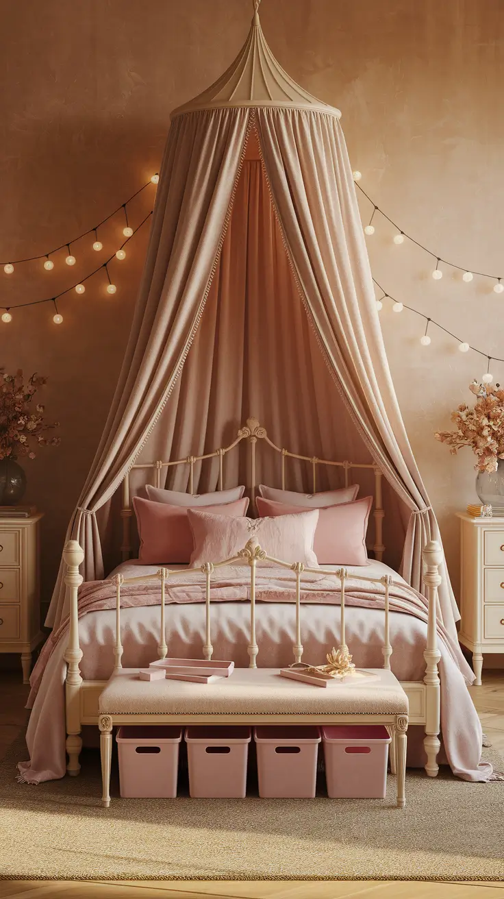 Girls Bedroom Ideas 2026: Aesthetic, Boho, Canopy, Pastel and Smart Storage