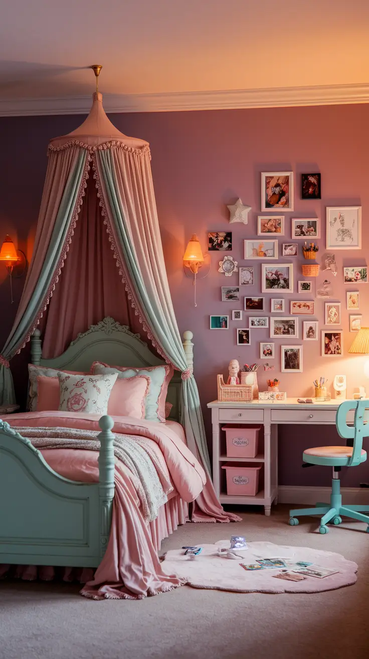 Girls Bedroom Ideas 2026: Aesthetic, Boho, Canopy, Pastel and Smart Storage
