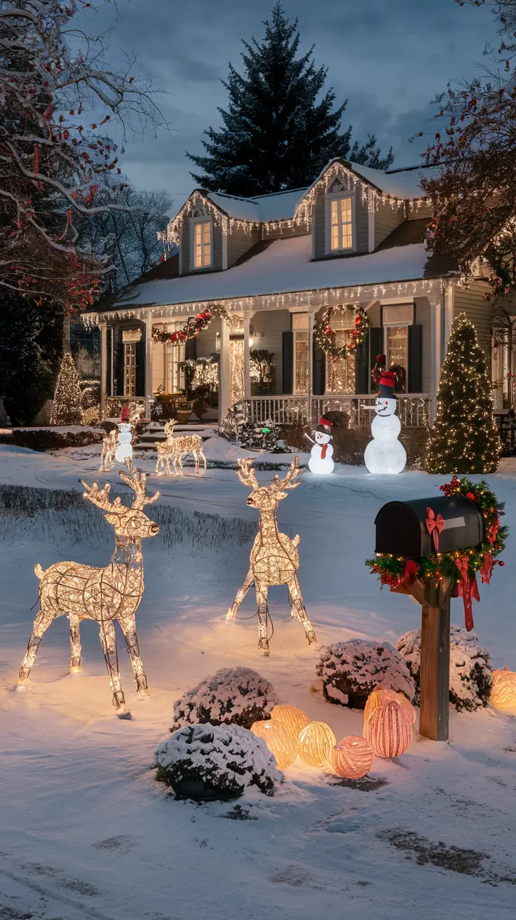 Outdoor Christmas Decorations Ideas 2026: DIY, Farmhouse & Modern Inspiration