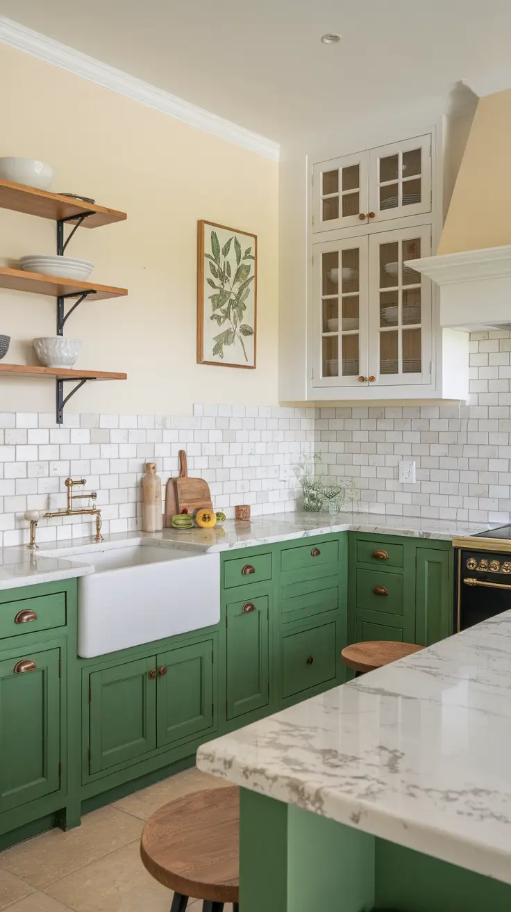 Green Kitchen Ideas 2026: Modern, Farmhouse & Small Space Inspiration